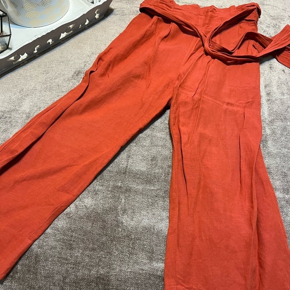 Madewell Pants - Madewell Tie- Waist Huston Wide Leg Pants - Size Small